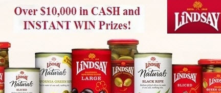 Lindsay Olives Mealtime Makeover Instant Win Game & Sweepstakes!